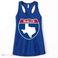 Mcallen Texas Tx Interstate Highway Vacation Souvenir Great Gift Women's Tank Top thumb 0