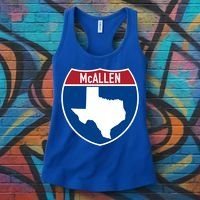 Mcallen Texas Tx Interstate Highway Vacation Souvenir Great Gift Women's Tank Top thumb 3