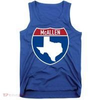 Mcallen Texas Tx Interstate Highway Vacation Souvenir Great Gift Tank Top thumb 0