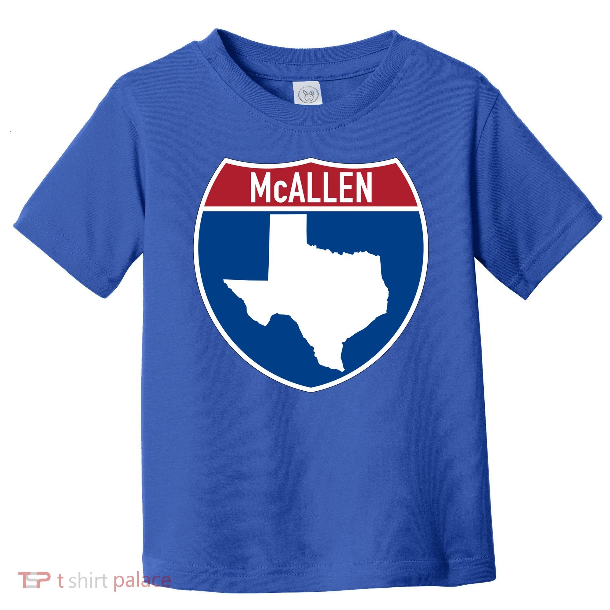Mcallen Texas Tx Interstate Highway Vacation Souvenir Great Gift Toddler T-Shirt