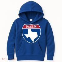 Mcallen Texas Tx Interstate Highway Vacation Souvenir Great Gift Kids Hoodie thumb 0