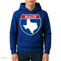 Mcallen Texas Tx Interstate Highway Vacation Souvenir Great Gift Kids Hoodie thumb 4