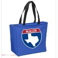 Mcallen Texas Tx Interstate Highway Vacation Souvenir Great Gift Tote Bag thumb 2