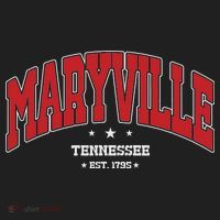 Maryville Tennessee Tn Souvenir College Style Red Throwback Hat thumb 2