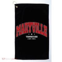 Maryville Tennessee Tn Souvenir College Style Red Throwback Golf Towel thumb 0