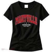 Maryville Tennessee Tn Souvenir College Style Red Throwback Women's T-Shirt thumb 0