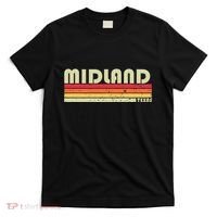 Midland Tx Texas Funny City Home Roots Gift Retro 70s 80s T-Shirt thumb 0