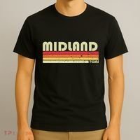 Midland Tx Texas Funny City Home Roots Gift Retro 70s 80s T-Shirt thumb 3