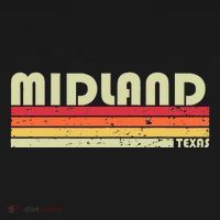 Midland Tx Texas Funny City Home Roots Gift Retro 70s 80s T-Shirt thumb 7