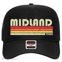 Midland Tx Texas Funny City Home Roots Gift Retro 70s 80s Hat thumb 0