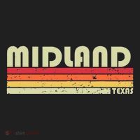 Midland Tx Texas Funny City Home Roots Gift Retro 70s 80s Golf Towel thumb 3