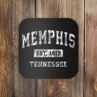 Memphis Tennessee Tn Vintage Established Coaster