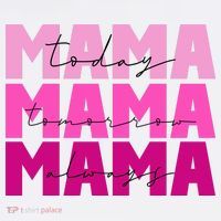 Mama Today Tomorrow And Always Cute Mother's Day Women's Hoodie thumb 2