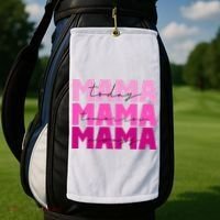 Mama Today Tomorrow And Always Cute Mother's Day Golf Towel thumb 2