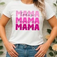 Mama Today Tomorrow And Always Cute Mother's Day Women's T-Shirt thumb 2