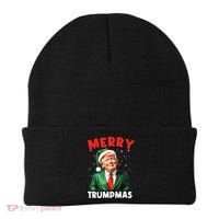 Merry Trumpmas Trump Christmas Santa Hat Gift Beanie thumb 0