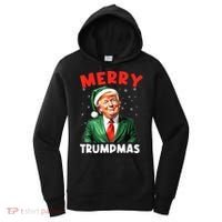 Merry Trumpmas Trump Christmas Santa Hat Gift Women's Hoodie thumb 0