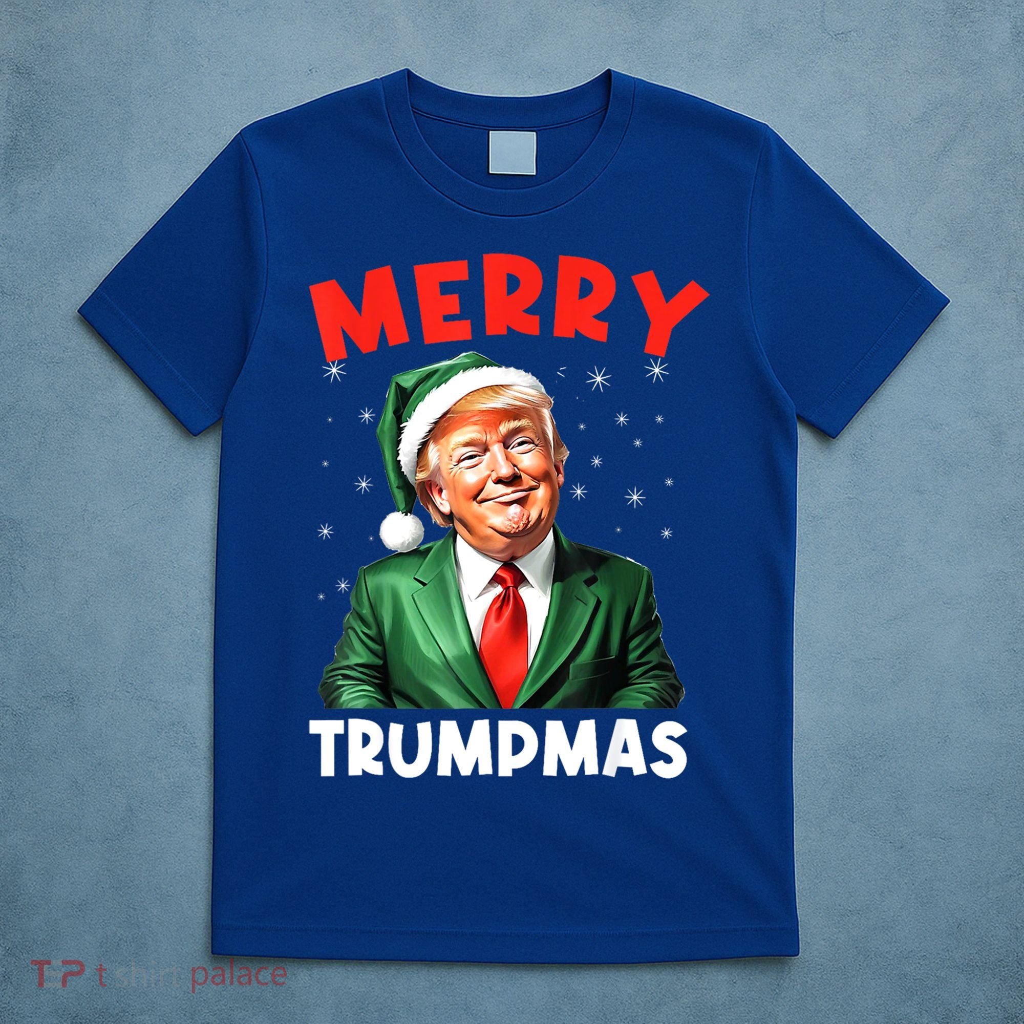 Merry Trumpmas Trump Christmas Santa Hat Gift T-Shirt