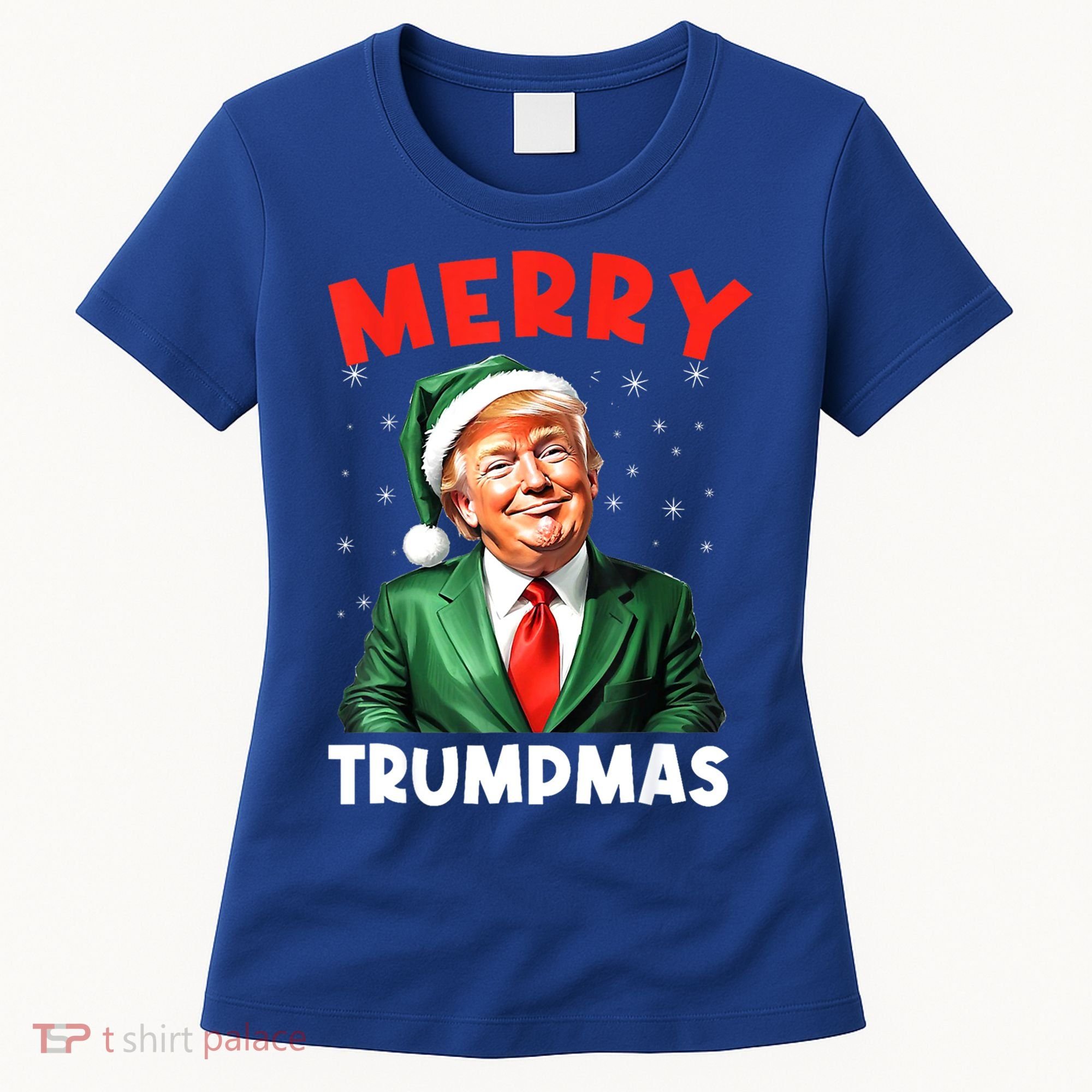 Merry Trumpmas Trump Christmas Santa Hat Gift Women's T-Shirt