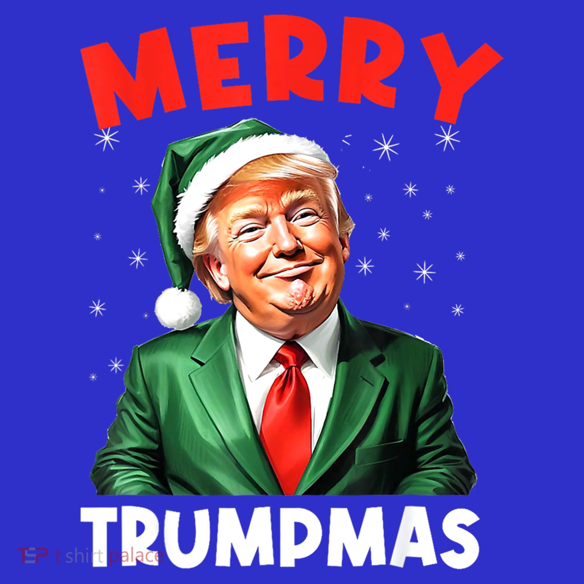 Merry Trumpmas Trump Christmas Santa Hat Gift Women's T-Shirt