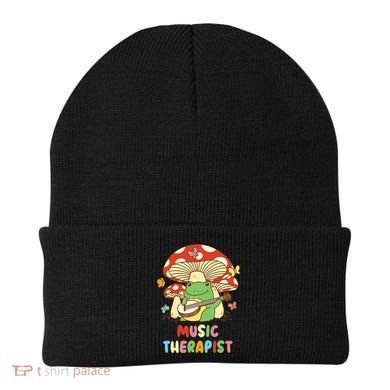 Music Therapist Therapy Design Cottage Core Beanie
