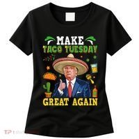 Make Taco Tuesday Great Again Trump Mexican Fiesta Women's T-Shirt thumb 0