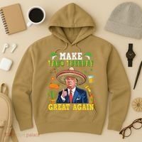 Make Taco Tuesday Great Again Trump Mexican Fiesta Hoodie thumb 3