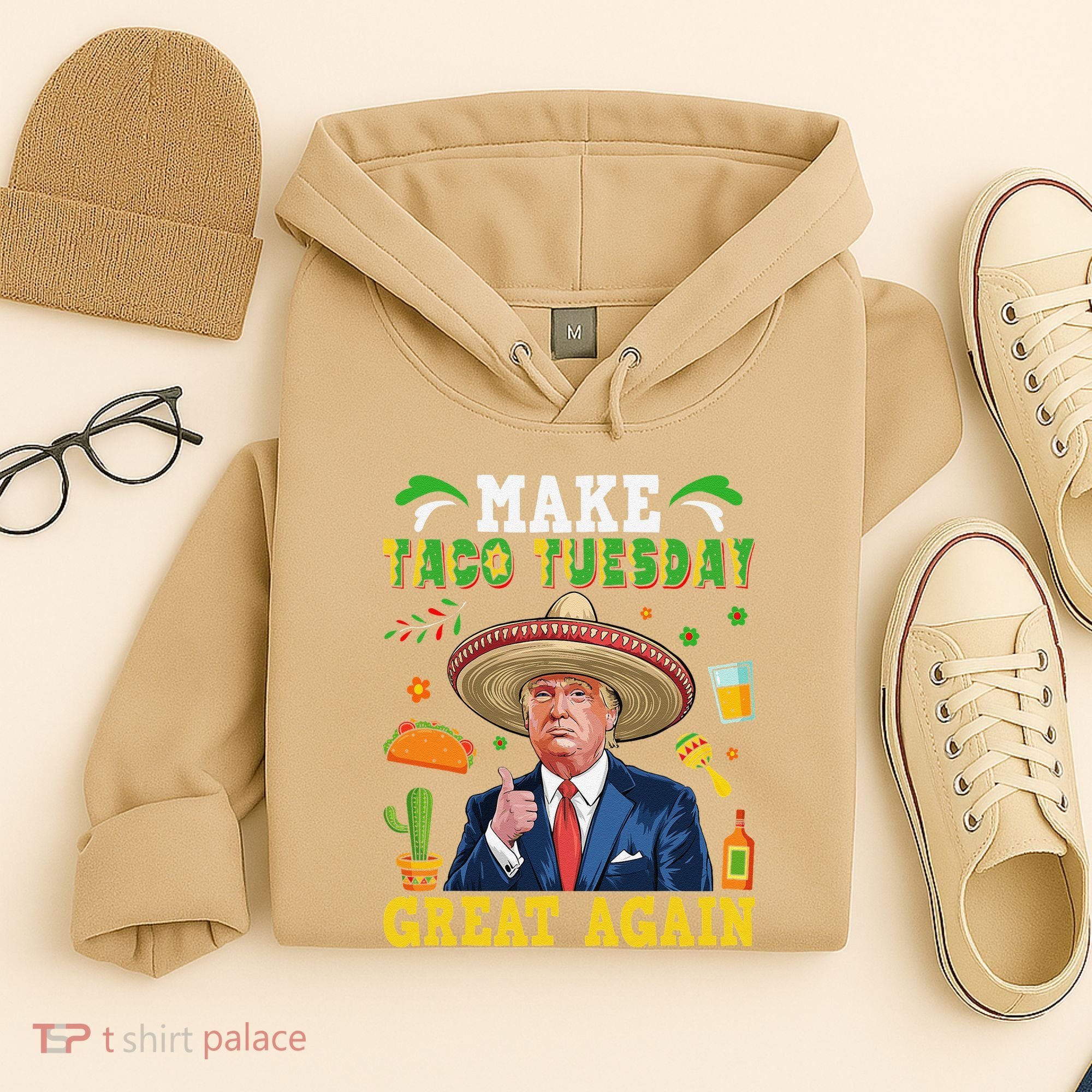 Make Taco Tuesday Great Again Trump Mexican Fiesta Hoodie