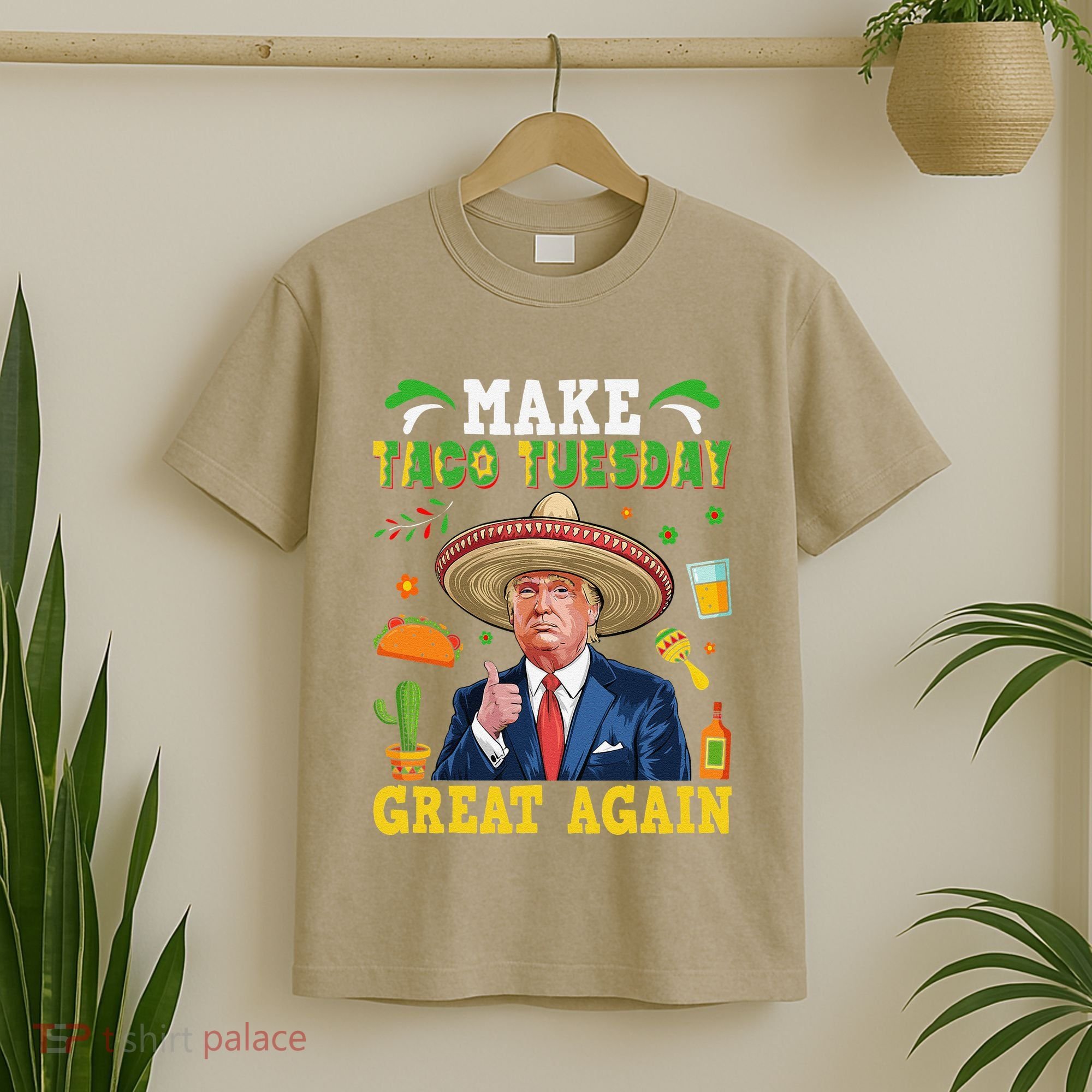 Make Taco Tuesday Great Again Trump Mexican Fiesta T-Shirt