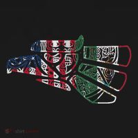 Mexico T Us Flag Patriot Mexican Flag American Flag Long Sleeve Shirt thumb 2