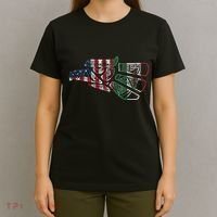 Mexico T Us Flag Patriot Mexican Flag American Flag T-Shirt thumb 4
