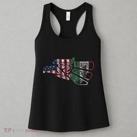 Mexico T Us Flag Patriot Mexican Flag American Flag Women's Tank Top thumb 3