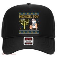 Meowzel Tov Ugly Hanukkah Cat Funny Hat thumb 0