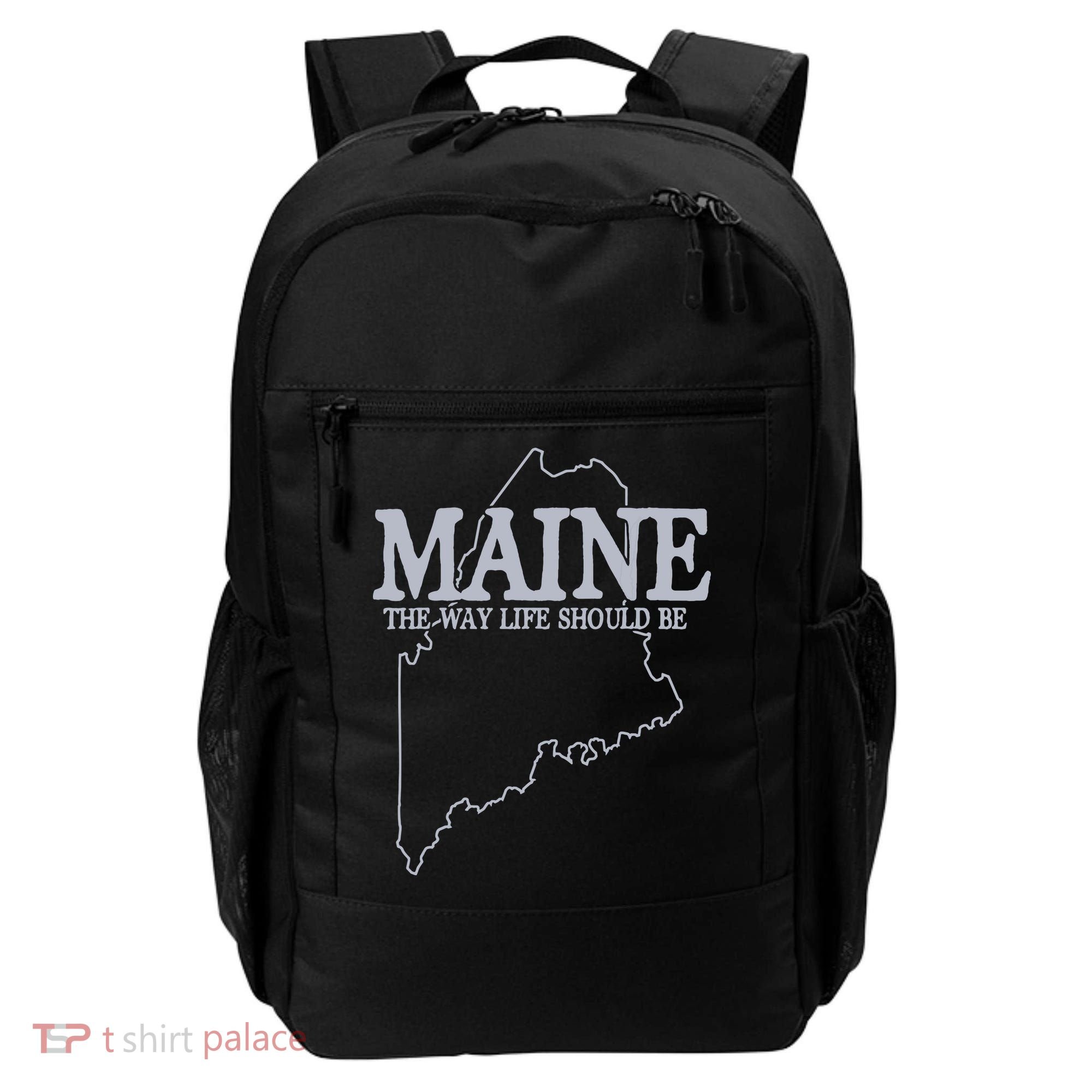 Maine The Way Life Should Be State Pride Graphic Backpack
