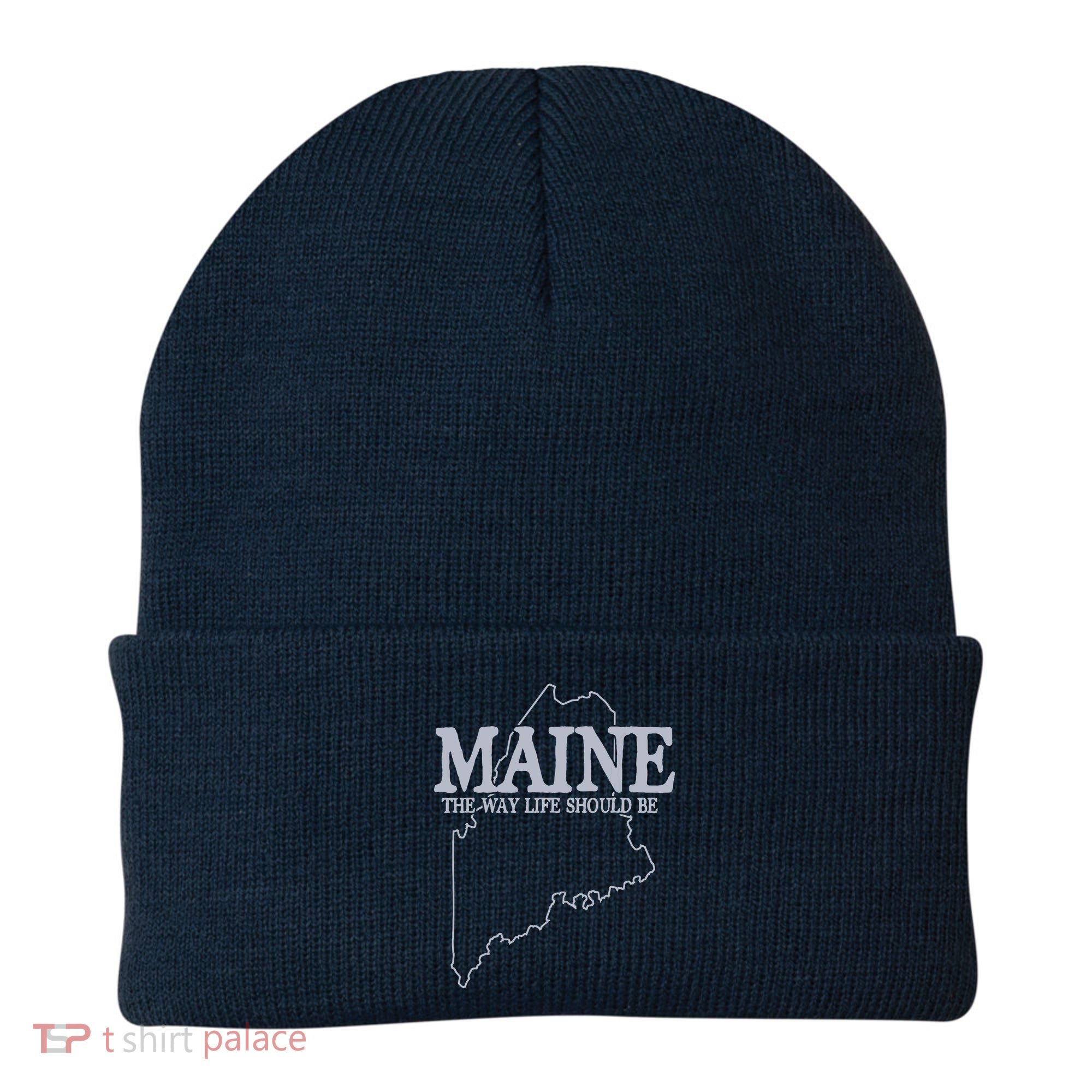 Maine The Way Life Should Be State Pride Graphic Beanie