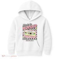Made To Worship Scripture Bible Verse Christian Jesus Faith Kids Hoodie thumb 0