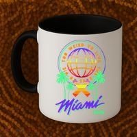 Miami Too Weird To Live To Rate To Die Coffee Mug thumb 2
