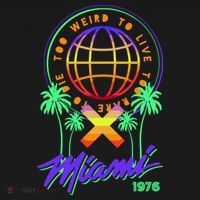 Miami Too Weird To Live To Rate To Die Ornament thumb 1