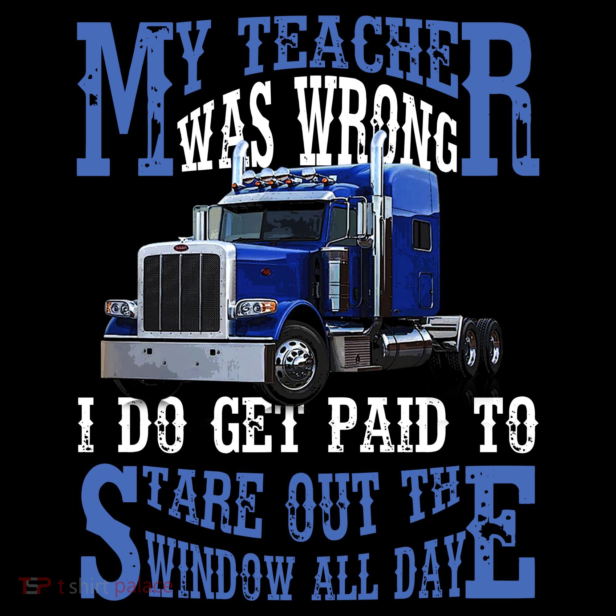My Teacher Was Wrong Trucker Funny Women's Hoodie