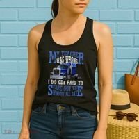 My Teacher Was Wrong Trucker Funny Women's Tank Top thumb 2