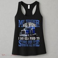 My Teacher Was Wrong Trucker Funny Women's Tank Top thumb 3