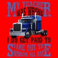 My Teacher Was Wrong Trucker Funny Santa Hat thumb 1