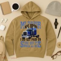 My Teacher Was Wrong Trucker Funny Hoodie thumb 3
