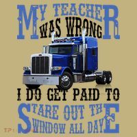 My Teacher Was Wrong Trucker Funny Sweatshirt thumb 2