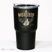 Made To Worship Psalm 95 1 Guitar Tumbler thumb 0