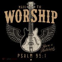 Made To Worship Psalm 95 1 Guitar Ornament thumb 1