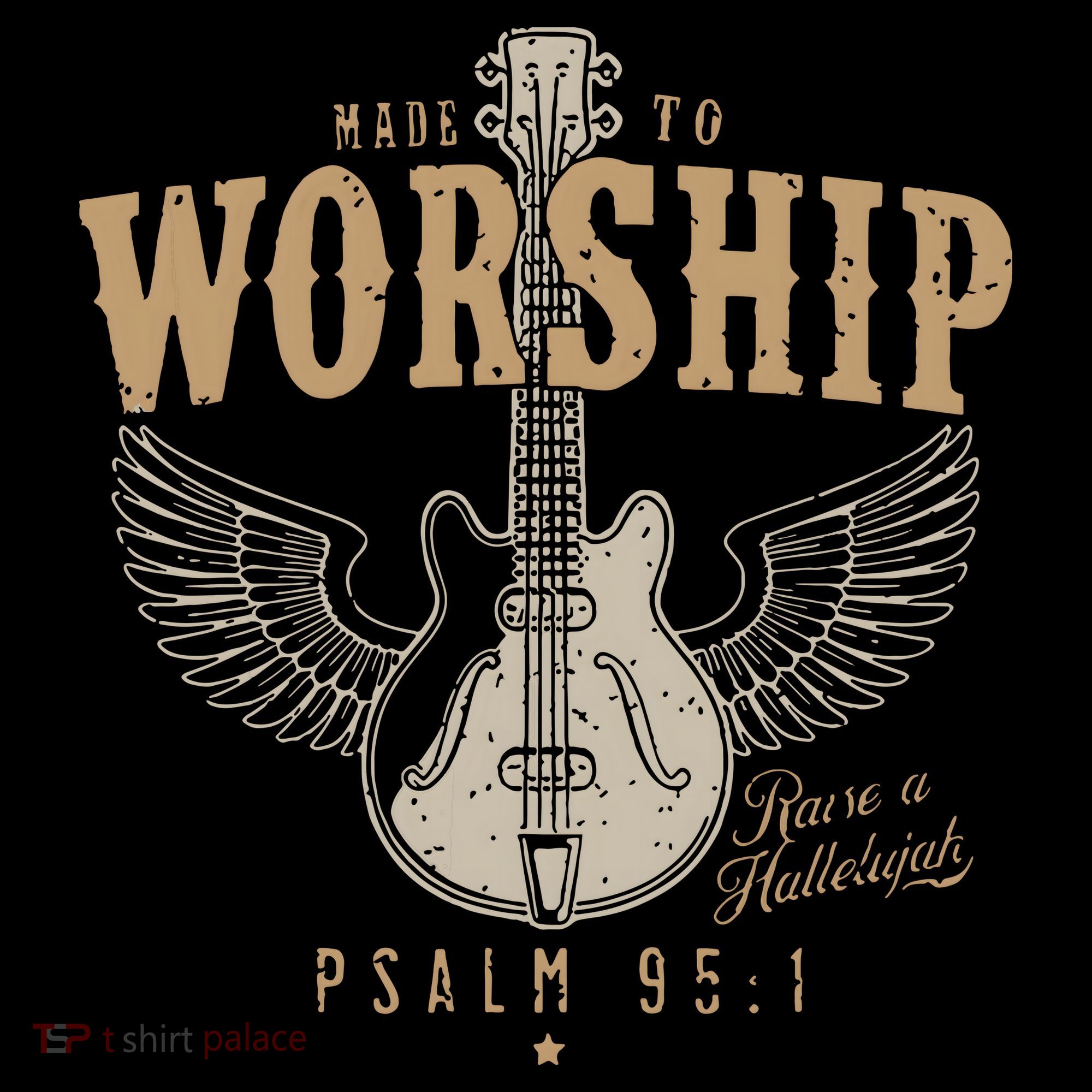 Made To Worship Psalm 95 1 Guitar Ornament