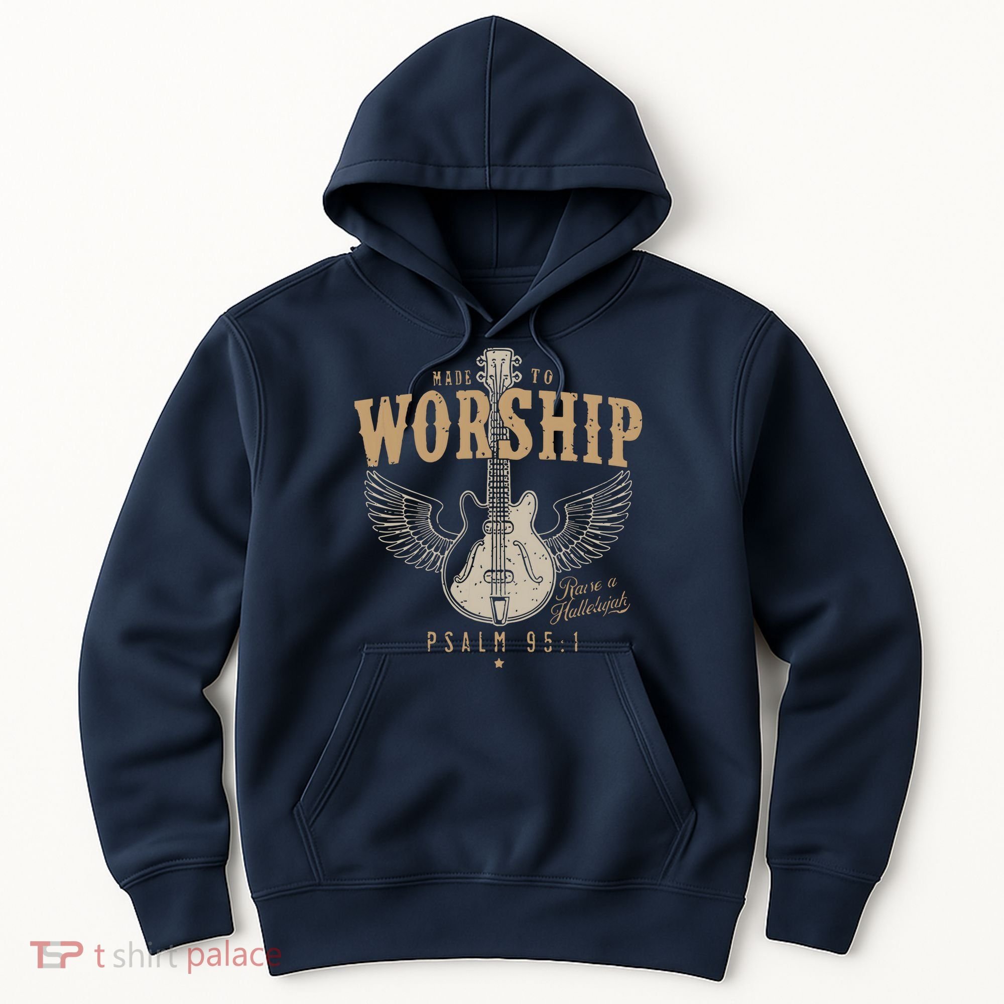 Made To Worship Psalm 95 1 Guitar Hoodie