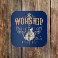 Made To Worship Psalm 95 1 Guitar Coaster thumb 0