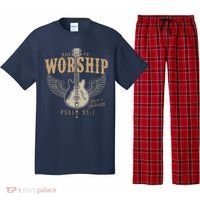 Made To Worship Psalm 95 1 Guitar Pajama Set thumb 0